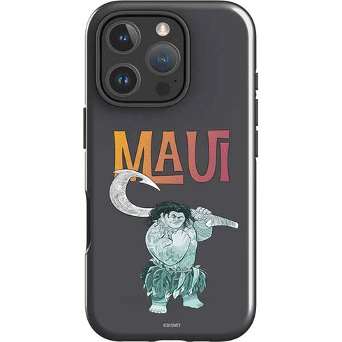 Disney Princess Moana Maui iPhone 16 Pro Max Impact Case