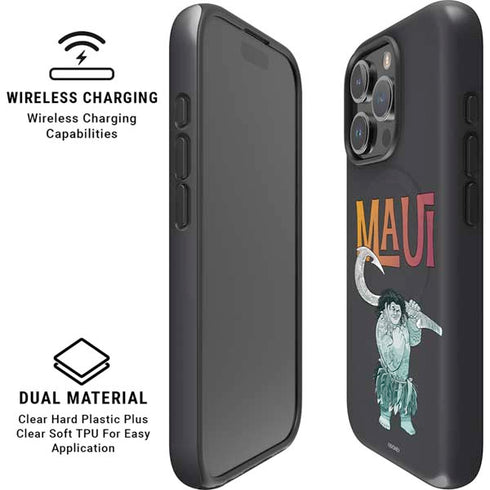 Disney Princess Moana Maui iPhone 16 Pro Max Magsafe Impact Case