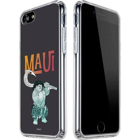 Disney Princess Moana Maui iPhone SE (2nd & 3rd Gen) Clear Case