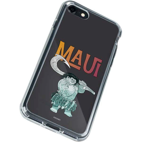 Disney Princess Moana Maui iPhone SE (2nd & 3rd Gen) Clear Case