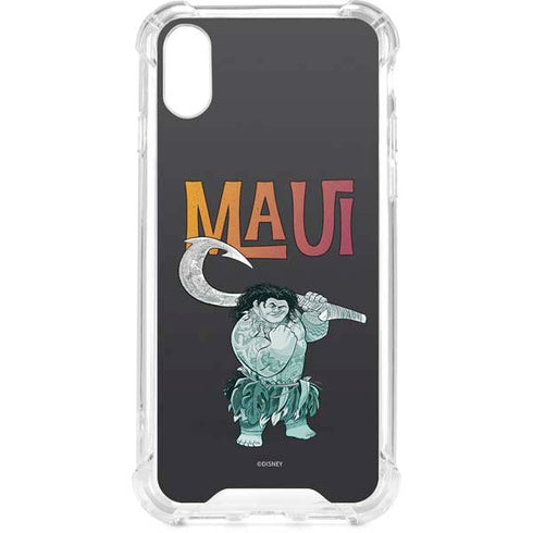 Disney Princess Moana Maui iPhone XS Clear Case