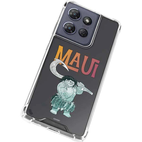 Disney Princess Moana Maui Moto G 5G (2025) Clear Case