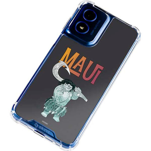 Disney Princess Moana Maui Moto G 5G (2024) Clear Case