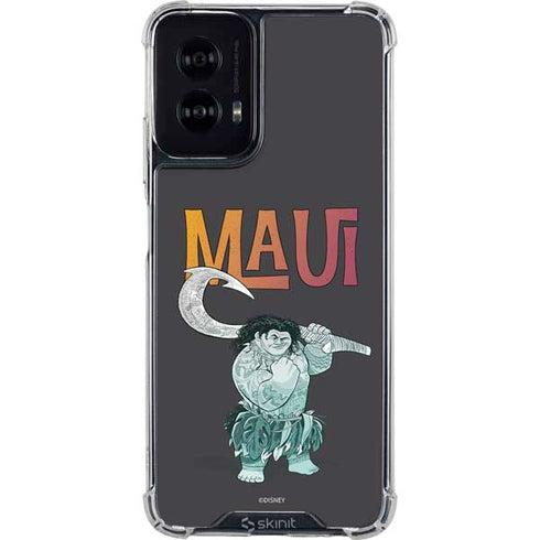 Disney Princess Moana Maui Moto G Power 5G (2024) Clear Case