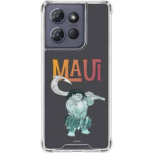 Disney Princess Moana Maui Moto G Power 5G (2025) Clear Case