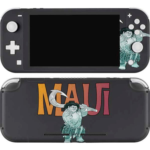 Disney Princess Moana Maui Nintendo Switch Lite Skin