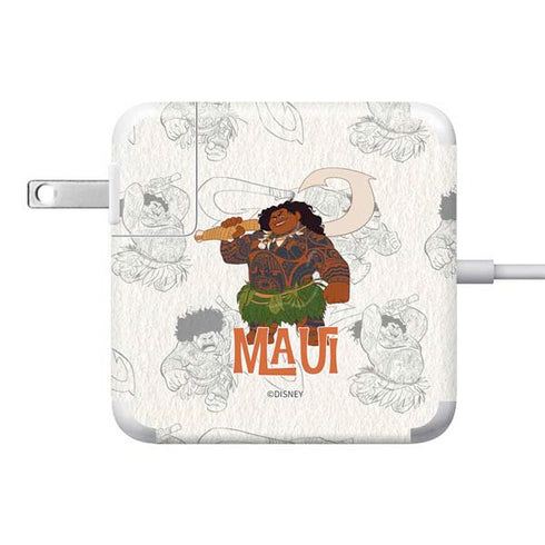 Disney Princess Moana Maui Pattern 85W Power Adapter (15 and 17 inch MacBook Pro Charger) Skin