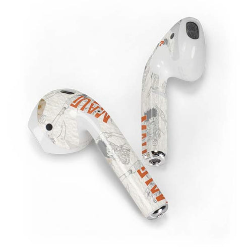 Disney Princess Moana Maui Pattern Apple AirPods 2 Skin