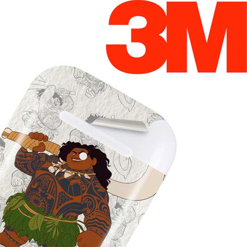 Disney Princess Moana Maui Pattern Apple AirPods Skin