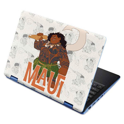 Disney Princess Moana Maui Pattern Aspire R11 11.6in Skin