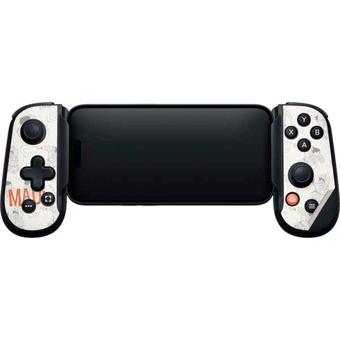 Disney Princess Moana Maui Pattern Backbone One for iPhone Game Controller Skin