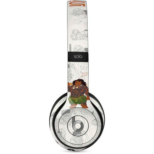 Disney Princess Moana Maui Pattern Beats Solo 2 Wired Skin