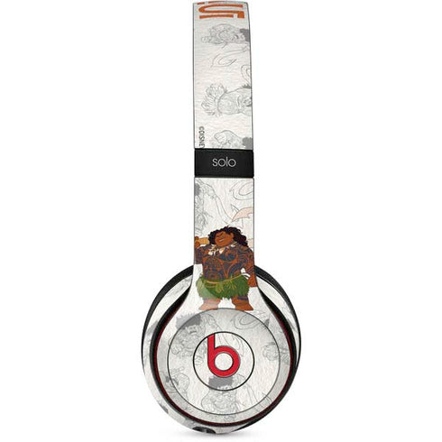 Disney Princess Moana Maui Pattern Beats Solo 2 Wireless Skin