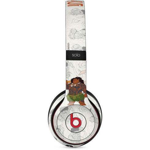 Disney Princess Moana Maui Pattern Beats Solo 3 Wireless Skin