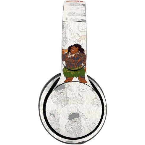 Disney Princess Moana Maui Pattern Beats Solo Pro Skin
