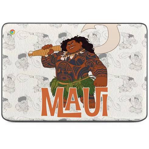Disney Princess Moana Maui Pattern HP Chromebook Skin