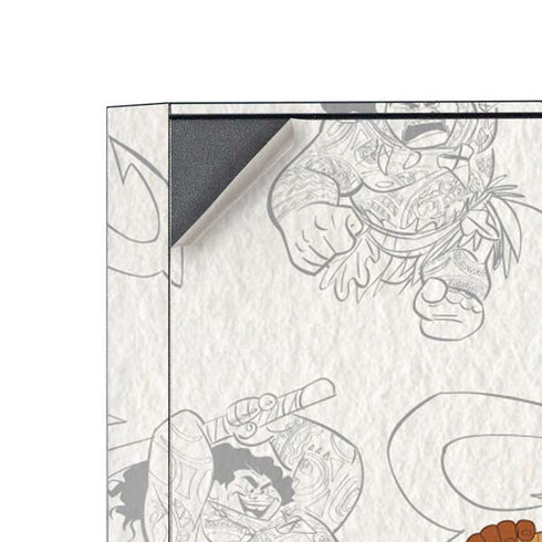 Disney Princess Moana Maui Pattern Corsair 4000D Tempered Glass Mid-Tower ATX Case Skin