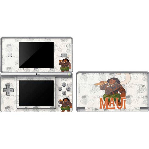 Disney Princess Moana Maui Pattern Nintendo Skins