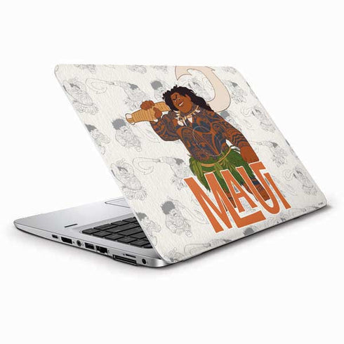 Disney Princess Moana Maui Pattern HP Elitebook Skin