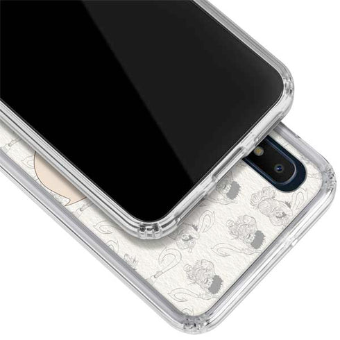 Disney Princess Moana Maui Pattern Galaxy A10e Clear Case