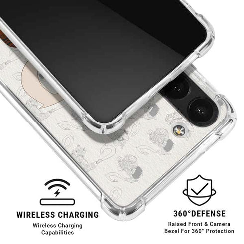 Disney Princess Moana Maui Pattern Galaxy A13 5G Clear Case