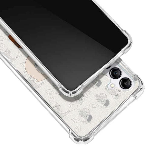Disney Princess Moana Maui Pattern Galaxy A14 5G Clear Case