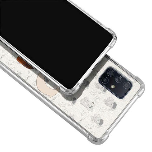 Disney Princess Moana Maui Pattern Galaxy A71 5G Clear Case