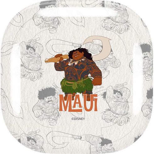 Disney Princess Moana Maui Pattern Galaxy Buds Live Skin