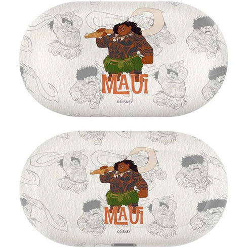 Disney Princess Moana Maui Pattern Galaxy Buds Plus Skin