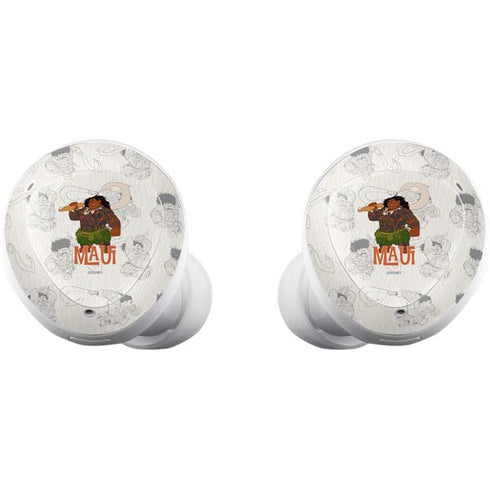 Disney Princess Moana Maui Pattern Galaxy Buds Plus Skin