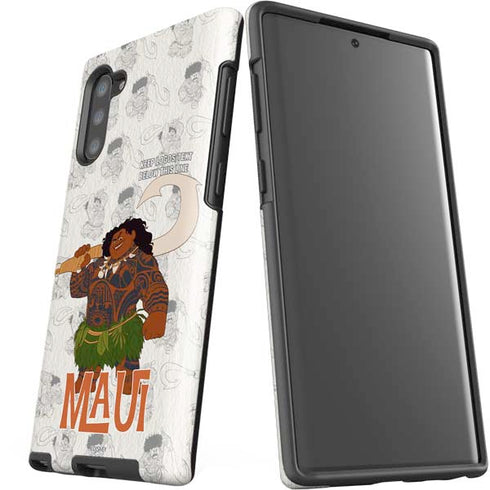 Disney Princess Moana Maui Pattern Galaxy Note 10 Pro Case