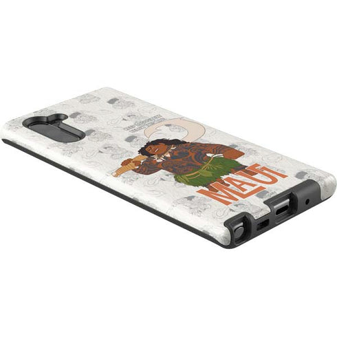 Disney Princess Moana Maui Pattern Galaxy Note 10 Pro Case