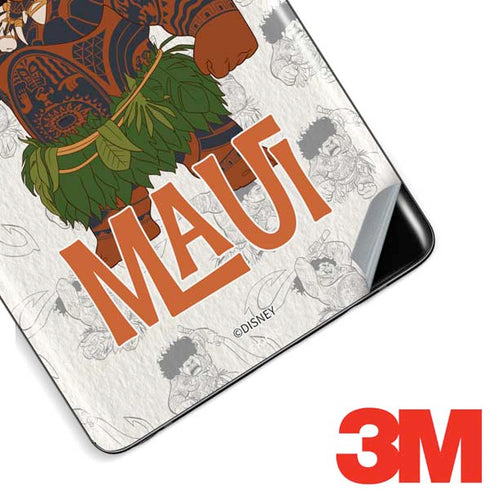 Disney Princess Moana Maui Pattern Galaxy Note 8 Skin