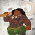 Disney Princess Moana Maui Pattern Galaxy Note 8 Skin