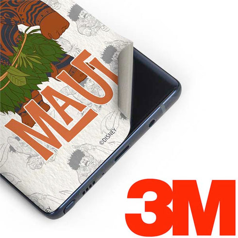 Disney Princess Moana Maui Pattern Galaxy Note 9 Skin