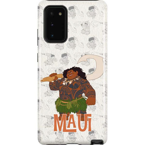 Disney Princess Moana Maui Pattern Galaxy Note20 5G Pro Case