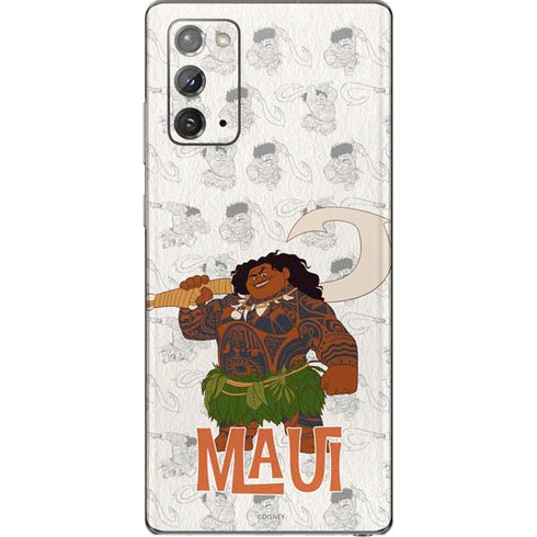Disney Princess Moana Maui Pattern Galaxy Note20 5G Skin