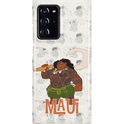 Disney Princess Moana Maui Pattern Galaxy Cases