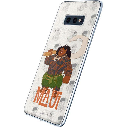 Disney Princess Moana Maui Pattern Galaxy S10e Skin