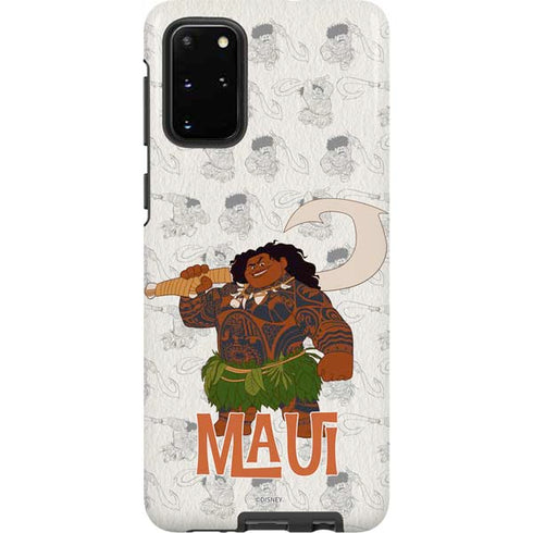 Disney Princess Moana Maui Pattern Galaxy S20 Plus Pro Case