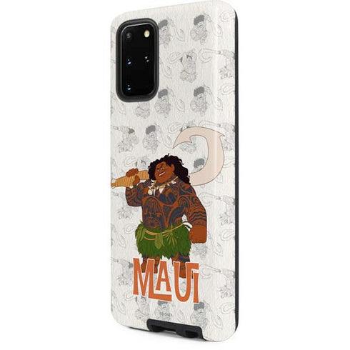 Disney Princess Moana Maui Pattern Galaxy S20 Plus Pro Case