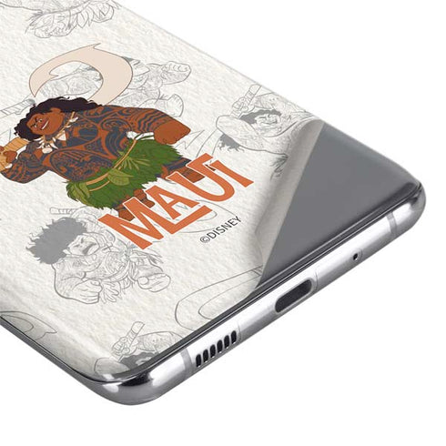 Disney Princess Moana Maui Pattern Galaxy S20 Ultra 5G Skin