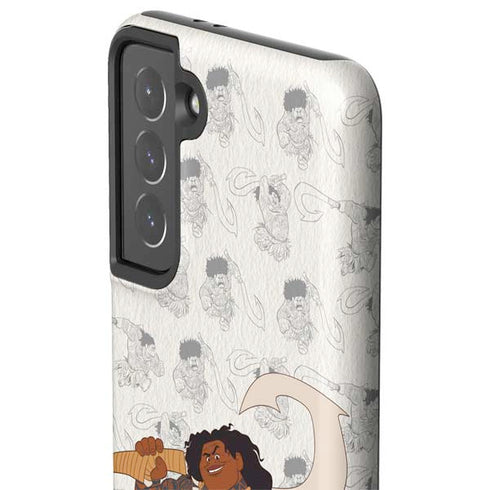 Disney Princess Moana Maui Pattern Galaxy S21 5G Pro Case
