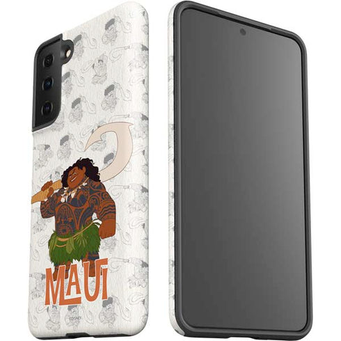 Disney Princess Moana Maui Pattern Galaxy S21 FE Pro Case