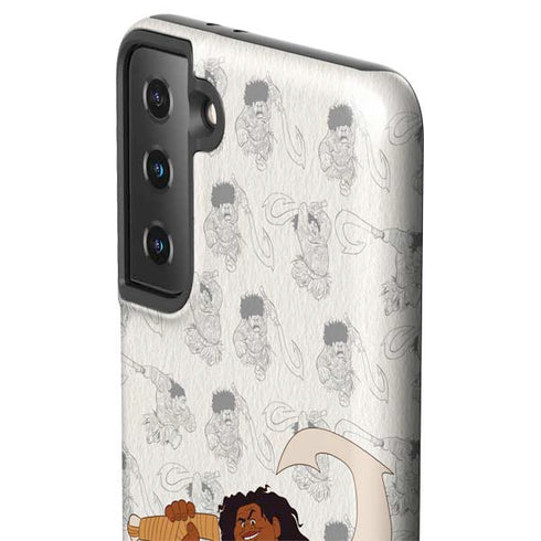 Disney Princess Moana Maui Pattern Galaxy S21 Plus 5G Pro Case