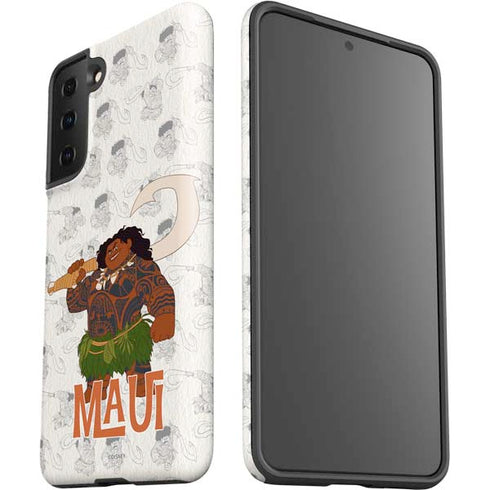 Disney Princess Moana Maui Pattern Galaxy S21 Plus 5G Pro Case