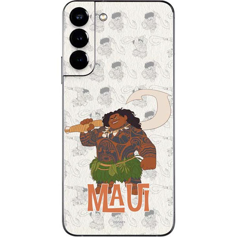 Disney Princess Moana Maui Pattern Galaxy S22 Plus Skin