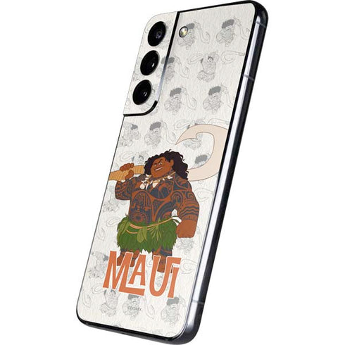 Disney Princess Moana Maui Pattern Galaxy S22 Plus Skin