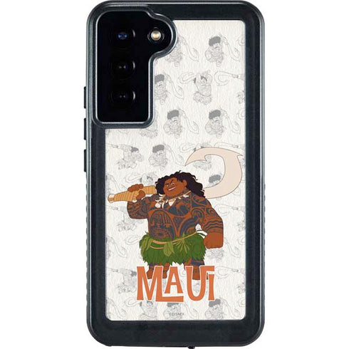 Disney Princess Moana Maui Pattern Galaxy S23 Plus Waterproof Case