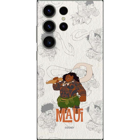 Disney Princess Moana Maui Pattern Galaxy Skins